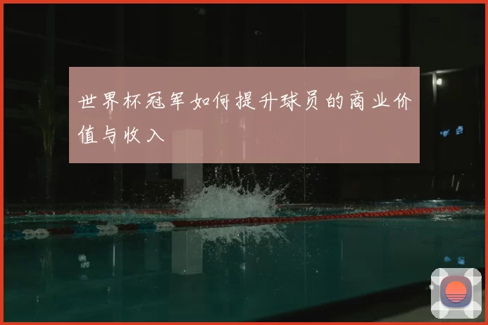 世界杯冠军如何提升球员的商业价值与收入